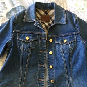Burberry denim jacket size 10